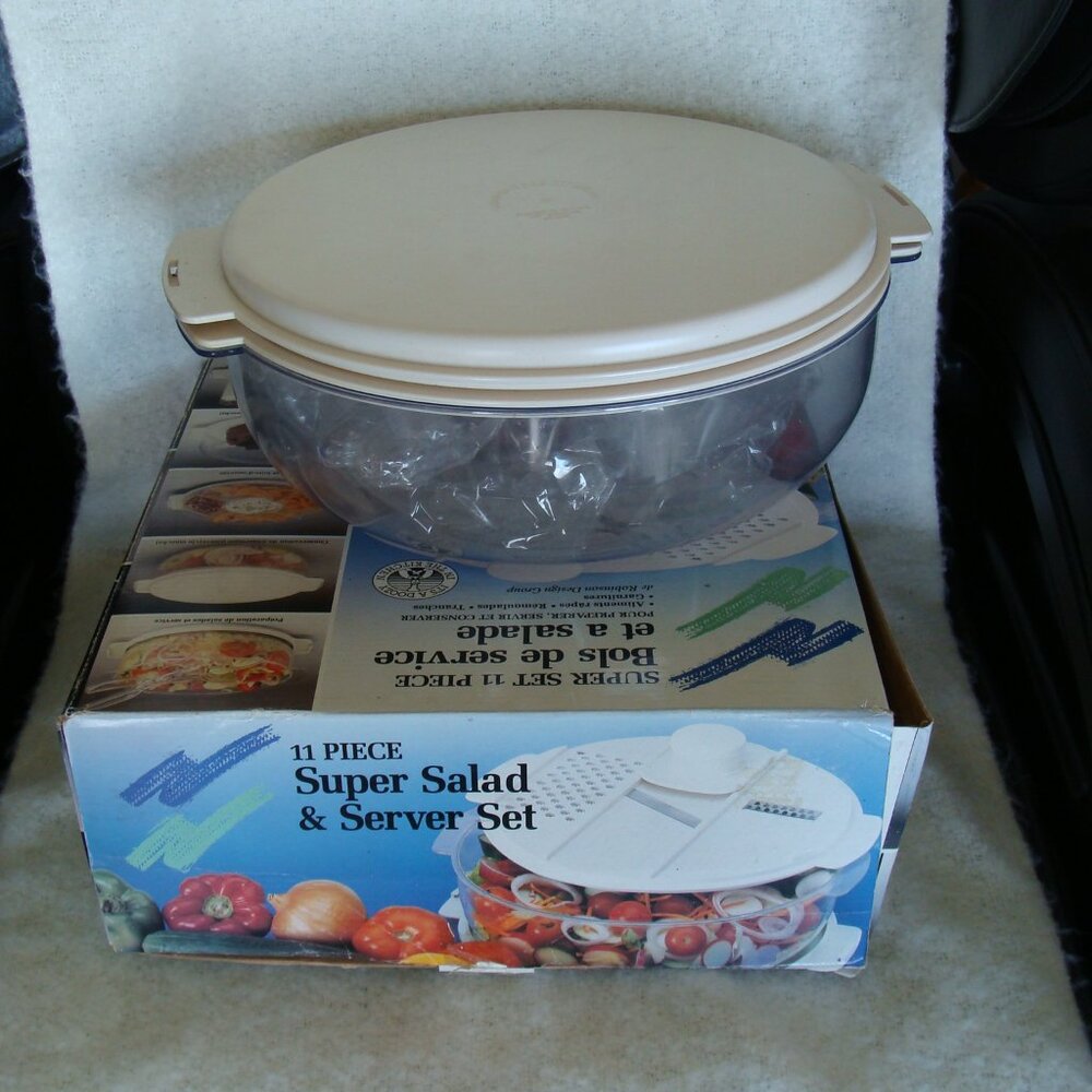 New super salad & server set